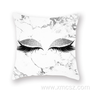 Custom gold stamping eyelash cushion cover